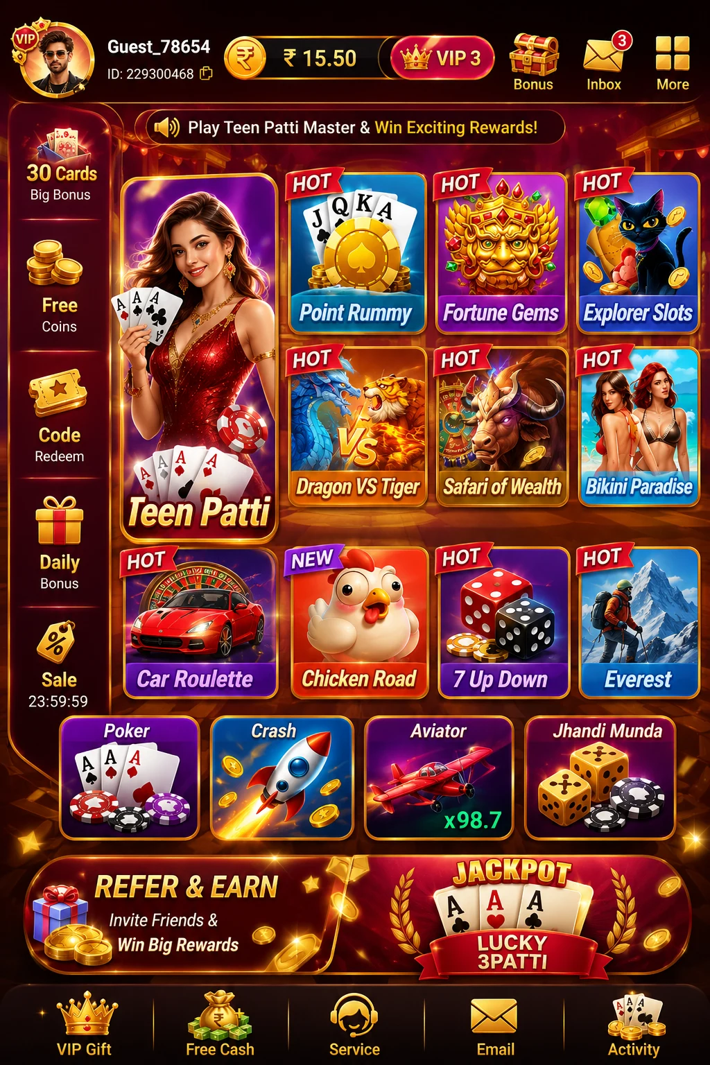 Hi Rummy screenshot